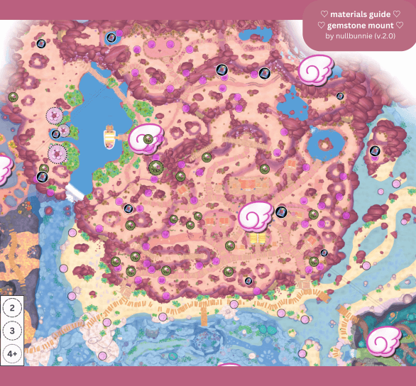 Gemstone Mountain Materials Guide by nullbunnie (v2.0)